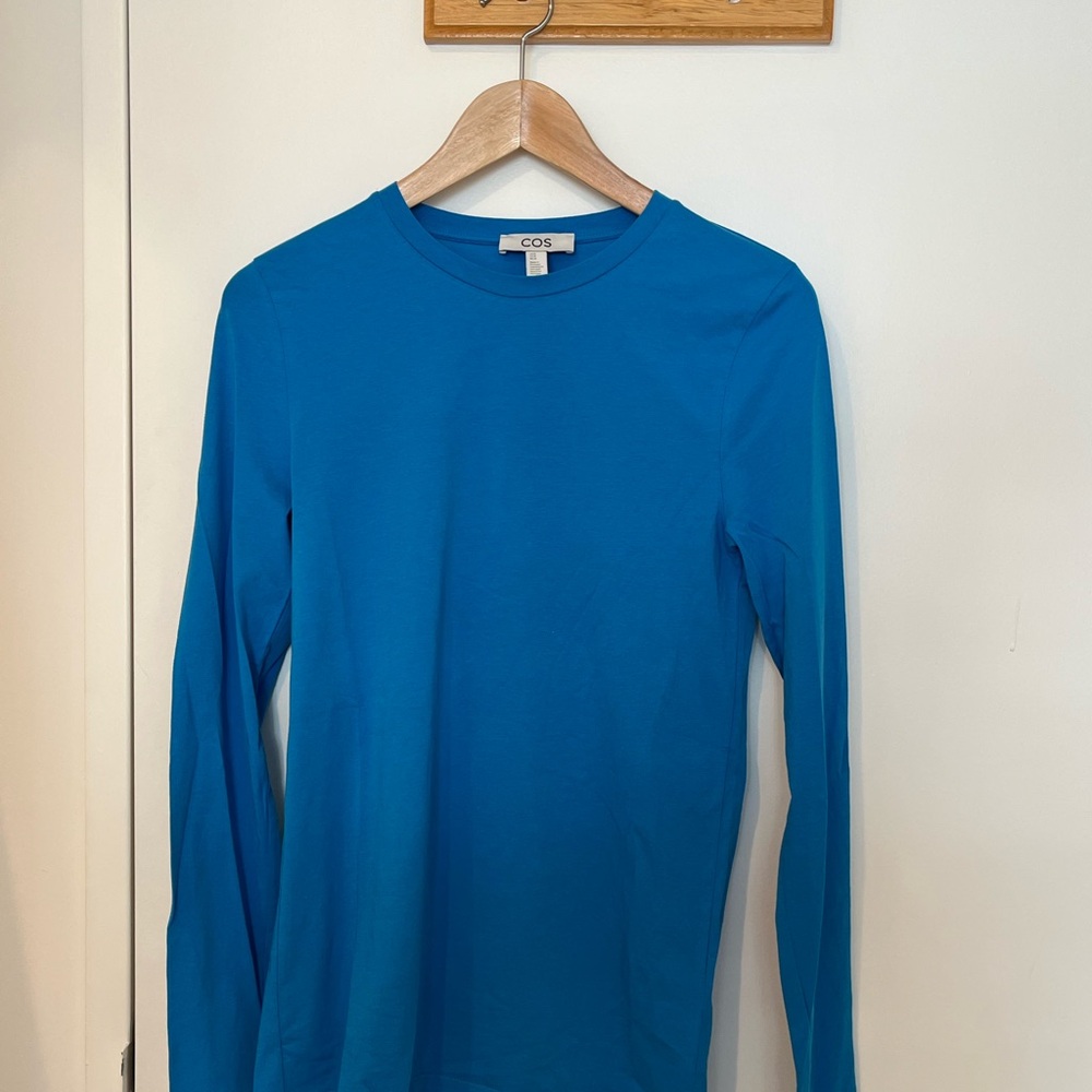 COS Blue Long Sleeve Shirt